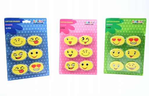 Emoji guma 6 ks 4739