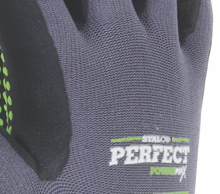 Rukavice Stalco Powermax Nitrile Flex Dots Dots Veľkosť 10