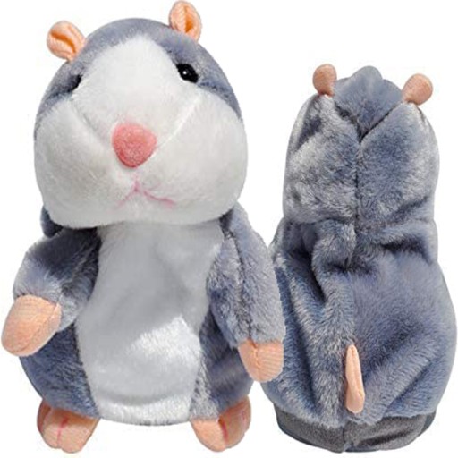 INTERAKTÍVNY HOVORICI HAMSTER TALKER GREY MOckingbird