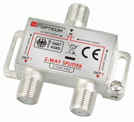 1/2 TV Splitter Splitter Unicable