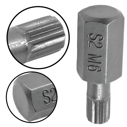 BIT 10MM SPLINE 6x30MM
