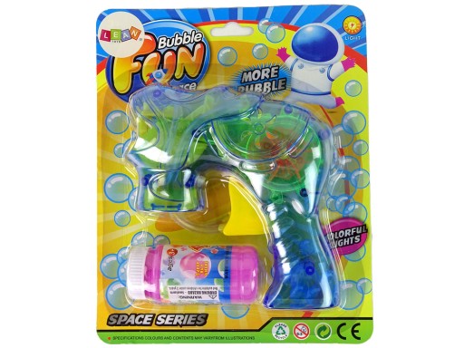 Blue Bubble Gun Machine