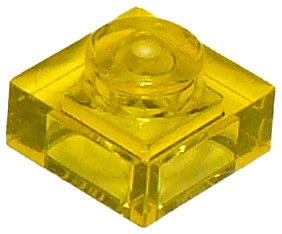 LEGO PLATE 3024 1x1 trans žltá NOVINKA (10g) 51 ks.