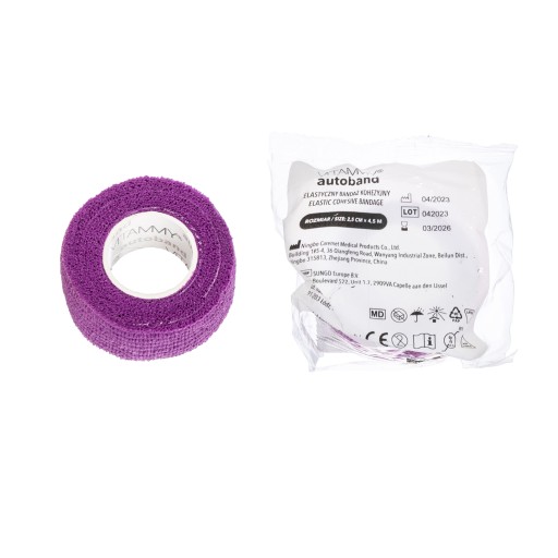 ELASTICKÁ KOHÉZNA BANDÁŽ AUTOBAND VITAMMY 2,5 cm