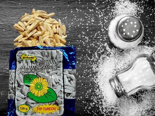 Slnečnicové semienka, tureckého typu, pražené s marandskou soľou posypané 120 g