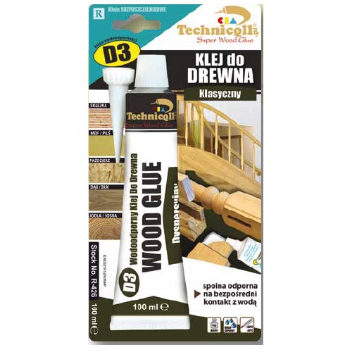 VODEODOLNÉ LEPIDLO NA DREVO D3 TECHNICQLL R-426