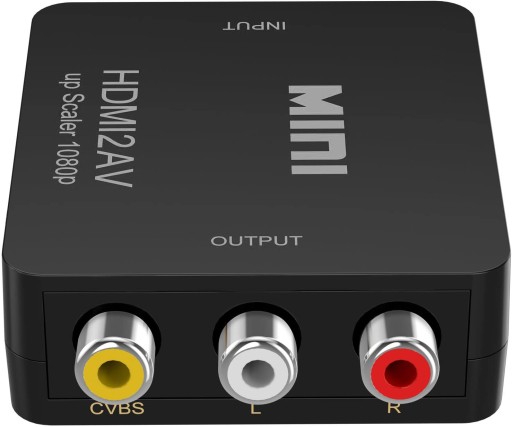 ADAPTÉR KONVERTOR HDMI 1080p NA AV RCA CVBS CINCH