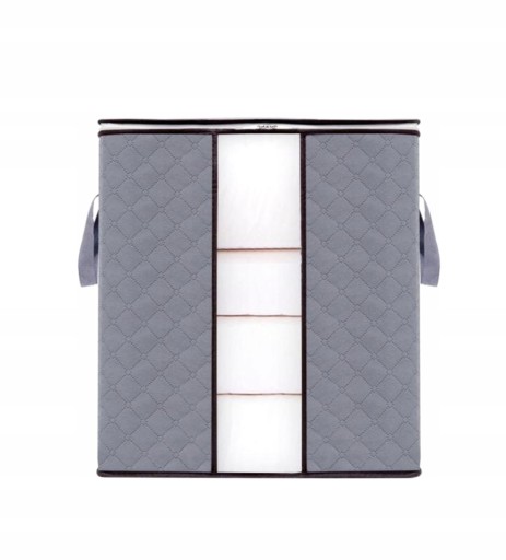 Veľký organizér box na posteľnú bielizeň, oblečenie, tašku, deku, XL, pevný