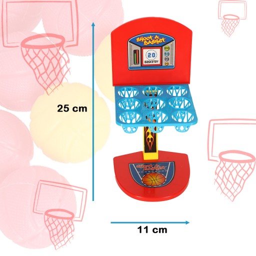 MINI BASKETBALOVÁ ZRUČNOSTNÁ HRA PRE 2 HRÁČOV