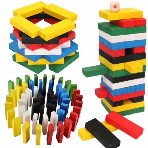 DREVENÉ PUZZLE ZRUČNOSTNÁ HRA DREVENÉ BLOKY