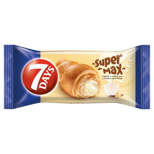 7Days Super Max croissant s vanilkovou príchuťou 110g