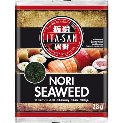 Nori na sushi Nori Morské riasy 28g - Ita-San 10 kusov