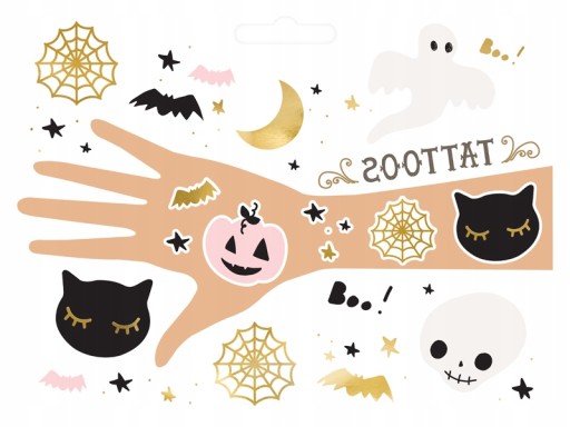 Detský Halloweensky kostým na tetovanie