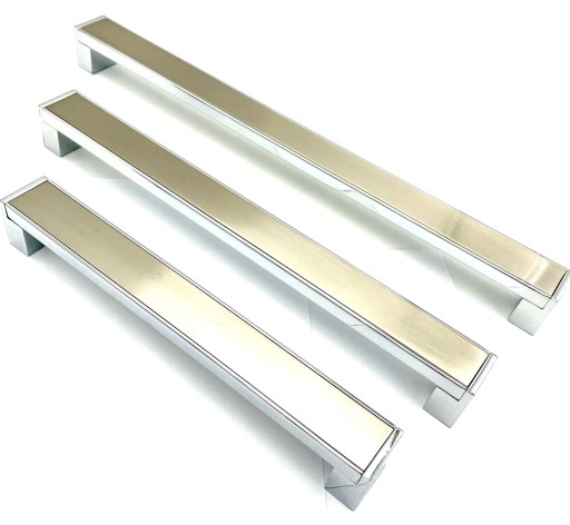 DLHÁ RÚČKA, LESKLÝ CHROM, INOX 192 LUNA GTV