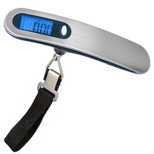 VÁHA NA BATOŽINU, cestovná, turistická, ručná, digitálna, 50 kg, letecká, ručná