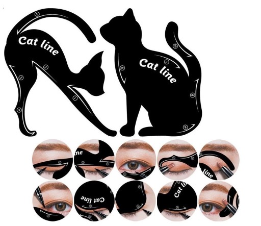 Šablóna na líčenie CAT LINE Linky CAT EYE