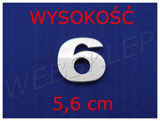 ČÍSLA VEĽKÉ PÍSMENO CHROM 6 ŠESŤ U7D03 ČÍSLA ZNAKU