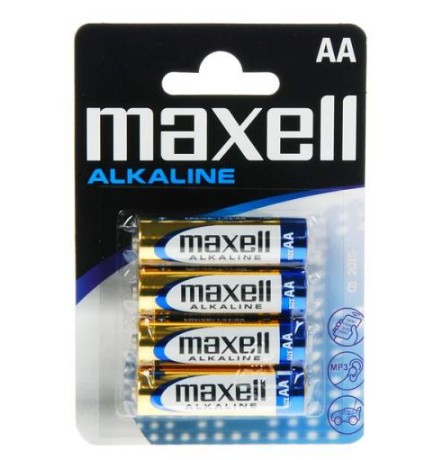 ALKALICKÁ BATÉRIA MAXELL LR6/AA 1,5V 4 Ks.