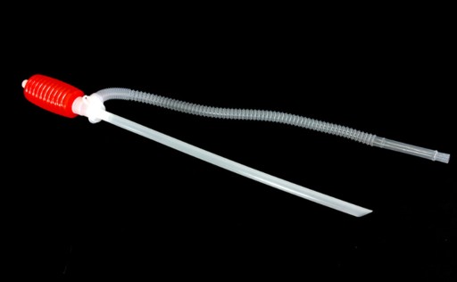 RUČNÉ ČERPADLO NA VYPÚŠŤANIE KVAPALÍN, PALIVA, OLEJA, HADICE 60CM, VENTIL AG135A