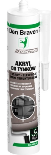 DEN BRAVEN AKRYLÁT NA OMIETKU 280ml biela
