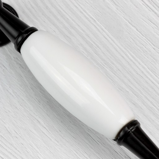 RETRO NÁBYTKOVÁ ÚCHYTKA PORCELÁN KUCHYŇSKÁ SKRIŇOVÁ ÚCHYTKA ZÁSUVKY 96MM