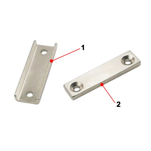 NEODYMOVÝ MAGNET V SKRUTKOVOM POUZDE 40x13,5x5mm
