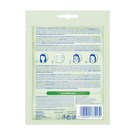 NIVEA SKIN DETOX Pleťová maska na tvár s detoxikačným sérom