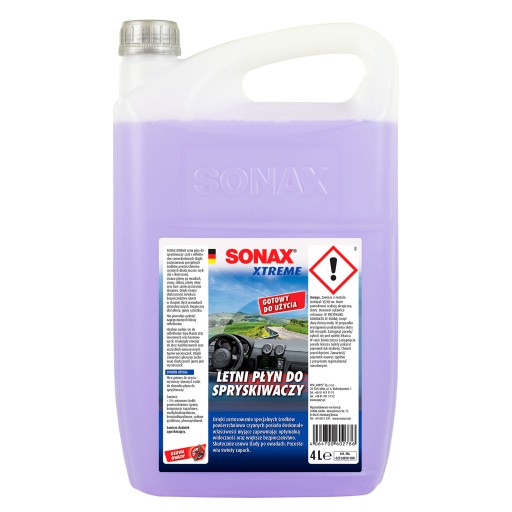 SONAX XTREME LETNÁ KVAPALINA DO OSTREKOVAČOV 4L NANOPro