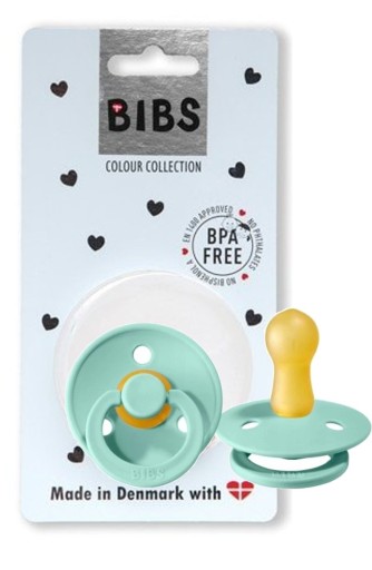 Gumový cumlík BIBS MINT S Hevea