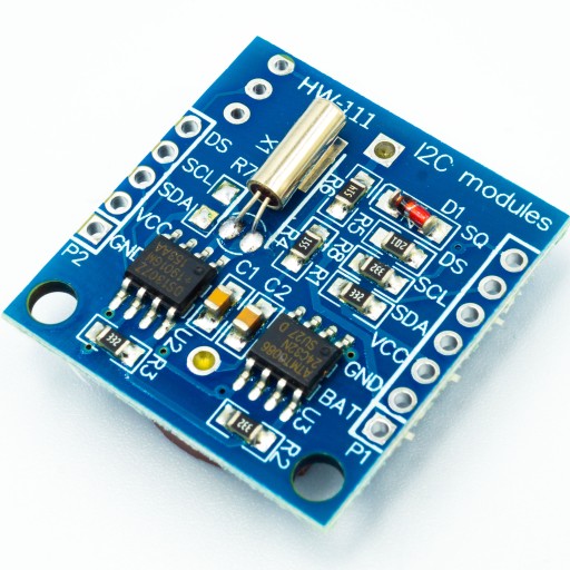 Hodiny reálneho času RTC DS1307 HW-111 Arduino modul s batériou CR2032