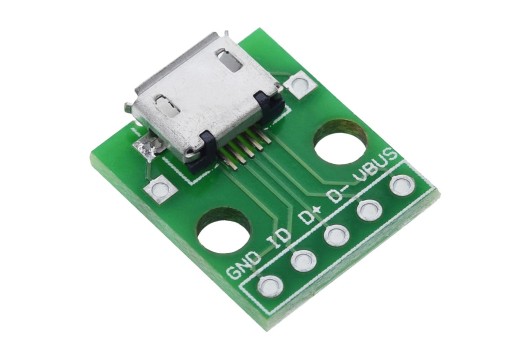 606 micro USB zásuvka Arduino prototypová doska
