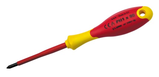 Elektrotechnický skrutkovač PH1 x 80mm 1000V PROLINE (10593)