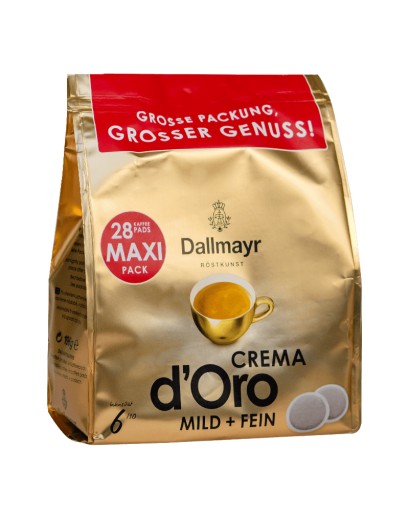 Vložky DALLMAYR CREMA D'ORO MILD FEIN SENSEO 28 ks.