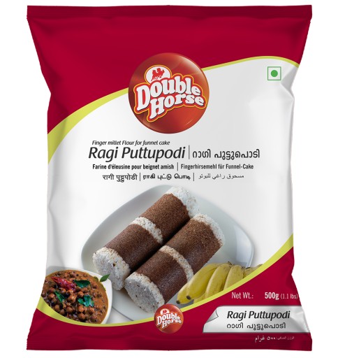 Ragi Puttu Podi miska Double Horse 500g