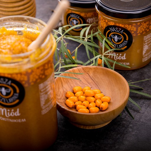 Multikvetový med s rakytníkom 270g