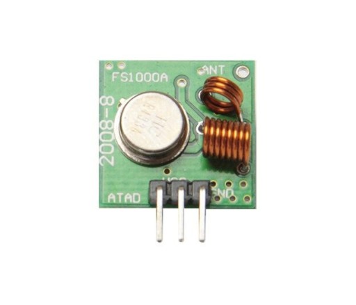 RF rádiový modul vysielač prijímač 433MHz Arduino
