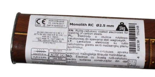MONOLITH RC FI ELEKTRODE 2,5MM 1KG