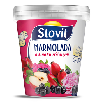 1x 600g STOVIT Ružová marmeláda