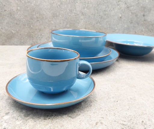 Miska šalátová 16 cm Rustikálna Modrá modrá Alumina PORCELANA BOGUCICE