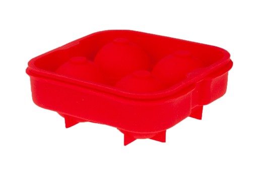 FORMA Forma na obrovské SILIKÓNOVÉ GULIČKY ĽADOVÉ KOCKY 5CM x4 na whisky