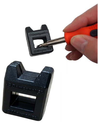 MAGNETIZÉR DEMAGNETIZÁTOR PRE SKRUTKOVAČKY 2V1