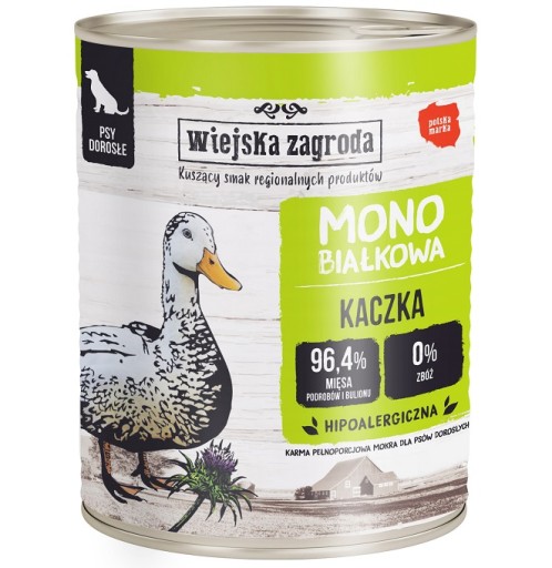 Wiejska Zagroda Monoprotein Duck 800g
