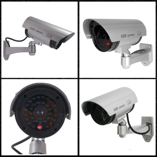 DUMP IR LED MONITOROVACIA KAMERA VONKAJŠIA NÁSTENNÁ KAMERA S BLIKÁKOM LED
