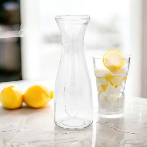Sklenená karafa Tragar Amber 900 ml na vodu, džúsy, nápoje, limonády