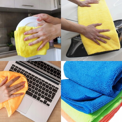 SET 5X CLATKA NA ČISTENIE KUCHYNE Z MIKROVLÁKNA