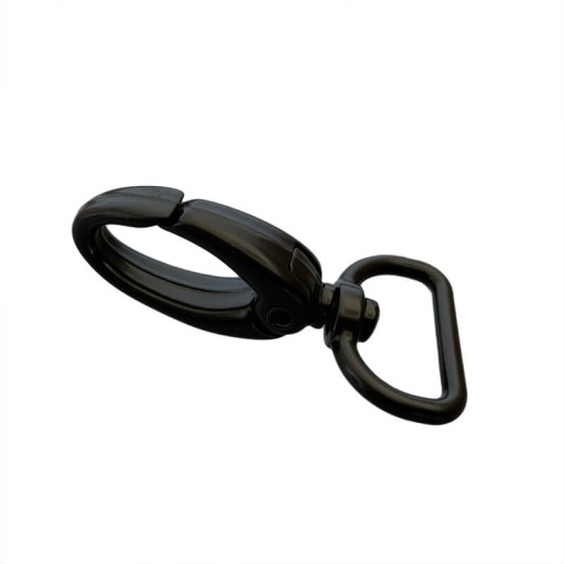 Karabína 20x50mm Čierna pololesklá nehrdzavejúca oceľ