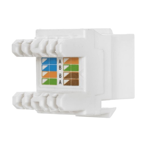 Netienená zásuvka Keystone RJ45 UTP cat.5e