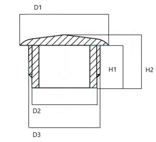 Technologická hmoždinka Fi10 20KS ANTRACIT GRAPHITE