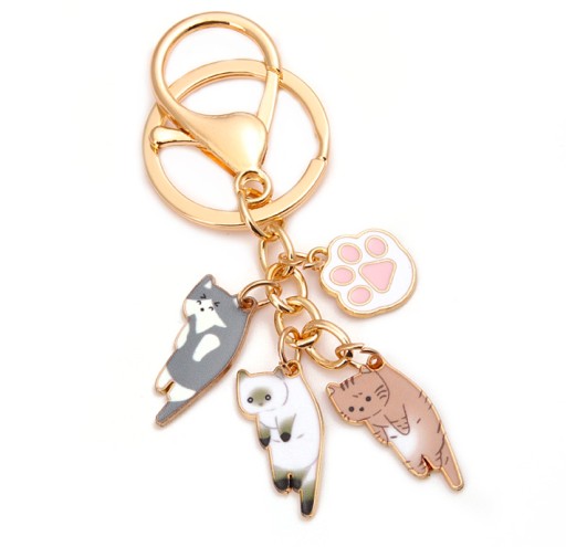 KEYRING CAT mačiatko Batoh na kľúčenky 3 CATS MAČIATKA