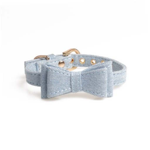 Modrý golier Jeans S 32 cm